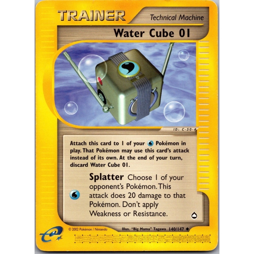 Pokemon Water Cube 01 Aquapolis 140/147 Uncommon Trainer Card LP